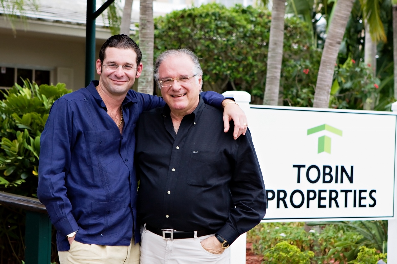 image of Jason Tobin COO, and CEO Herbert Tobin at Tobin Properties.